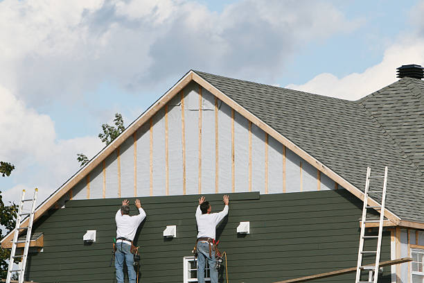 Professional Emergency Siding Repair technician working in Queen Anne, MD